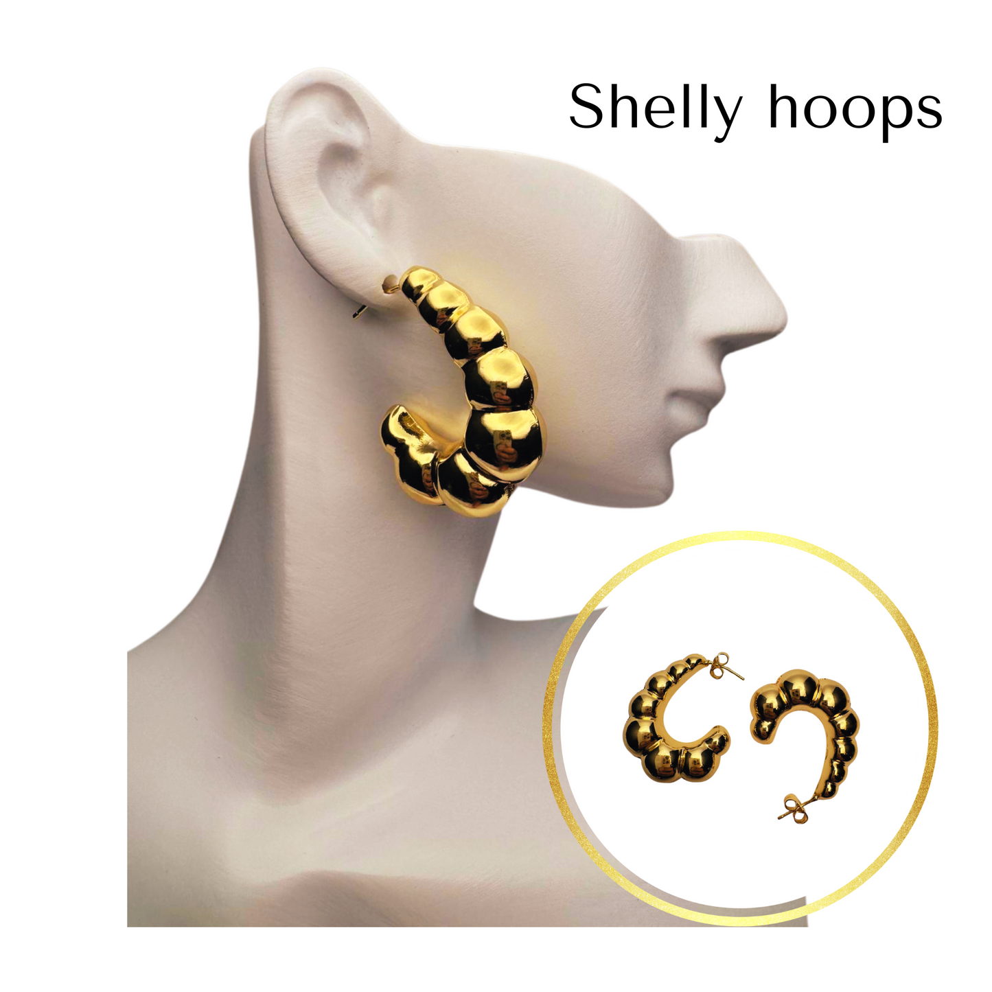Chunky Style Shelly hoops