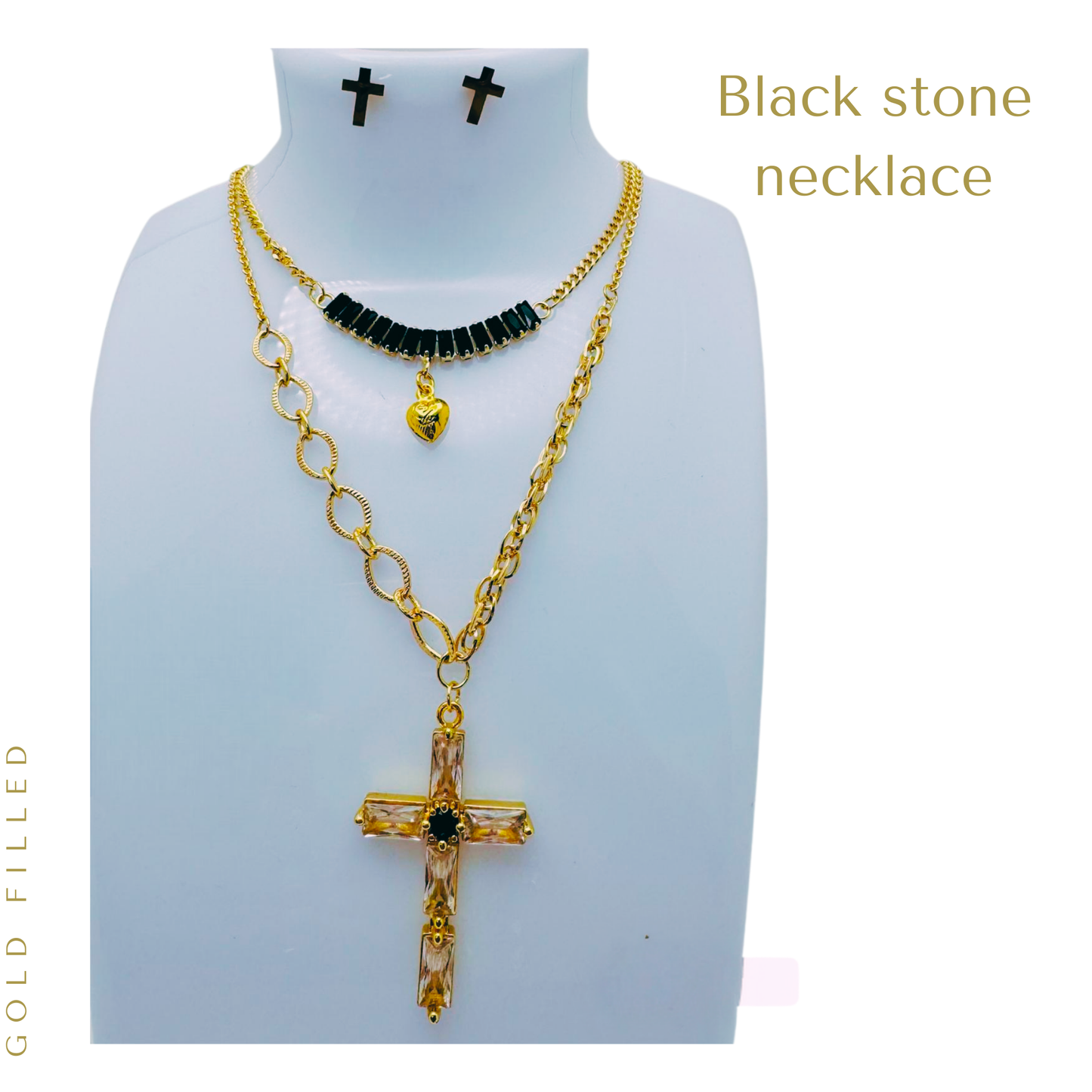 18k Gold Filled 2 layers necklace sets