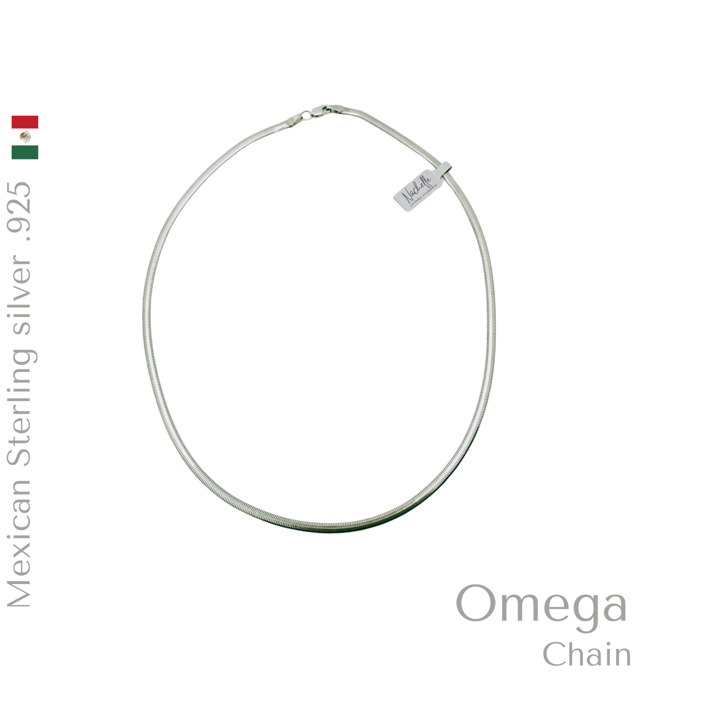 .925 Sterling Silver Necklace 18”