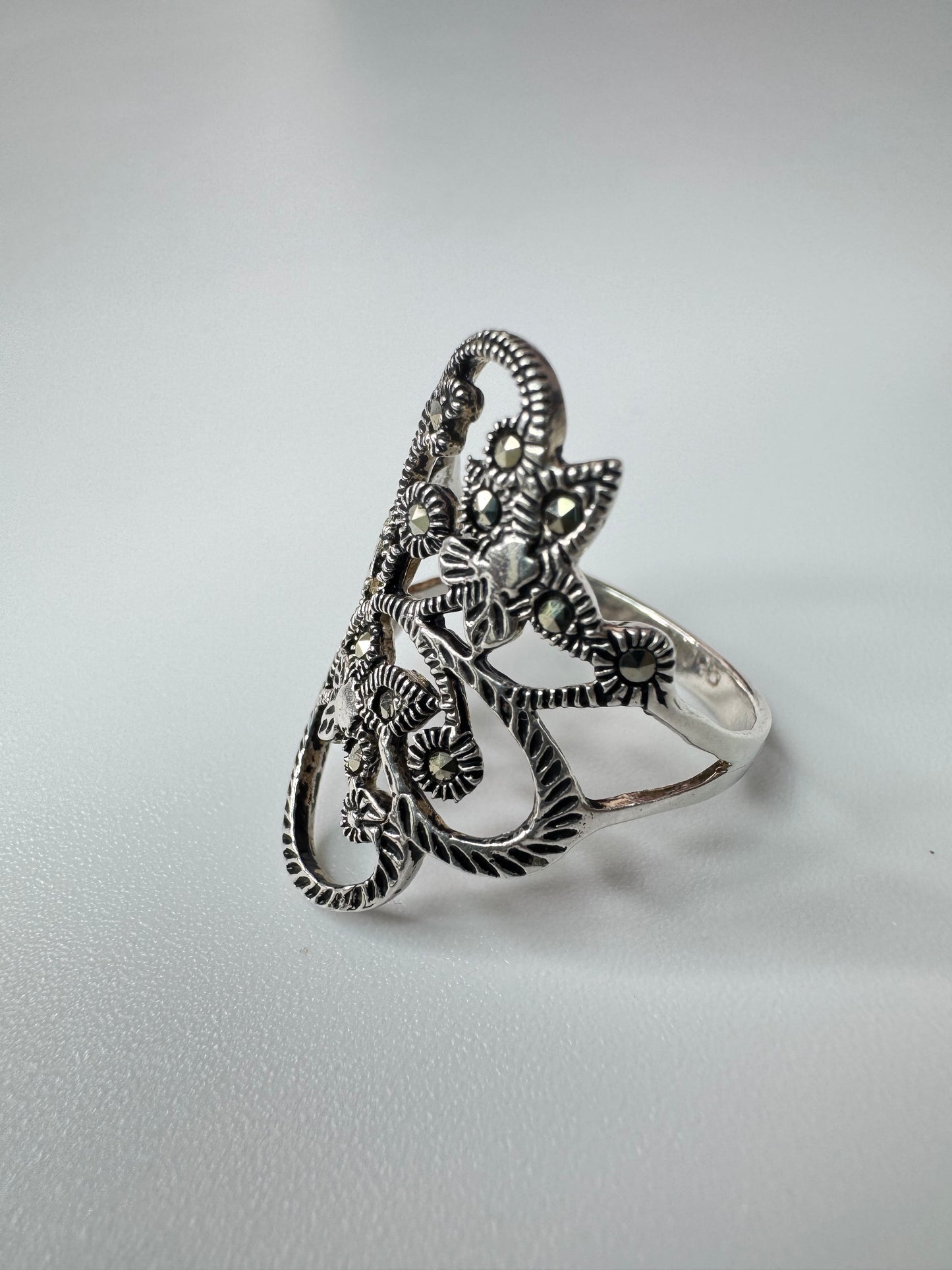 Sterling Silver .925 Marquise Ring