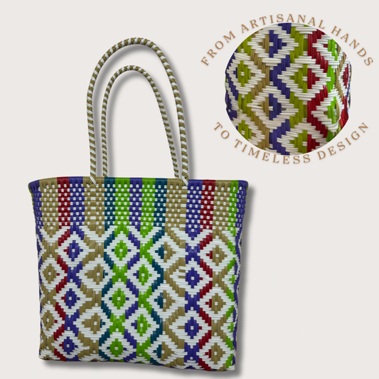 Artisanal Eco-friendly Plastic Bag. Made In Mexico
