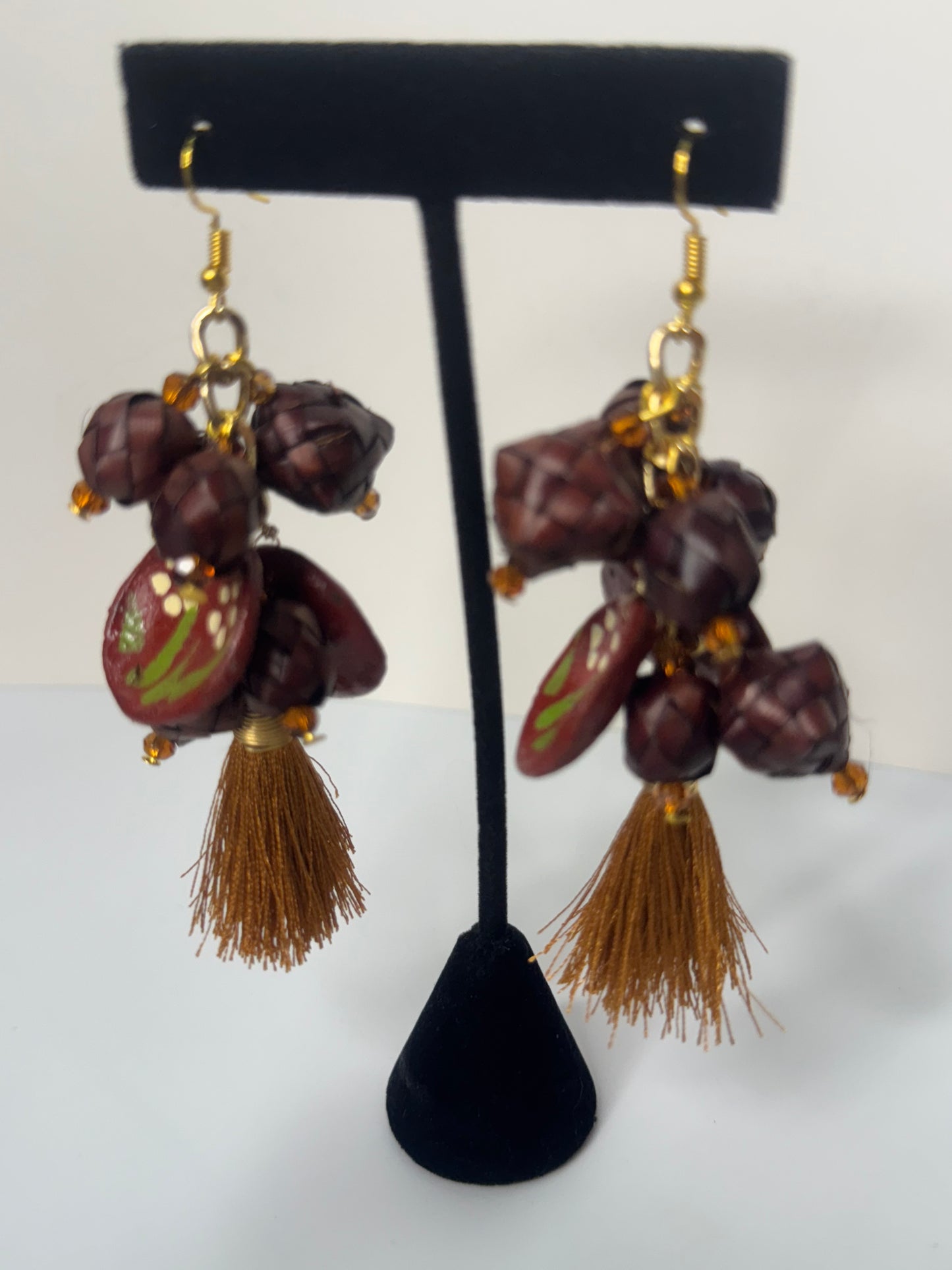 Artisanal Palm Leaves Earrings