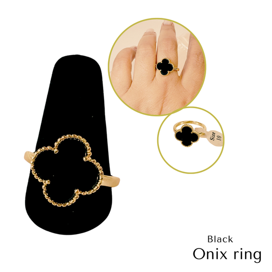 Black clover ring