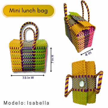 Colorful Mexican artisan mini bag